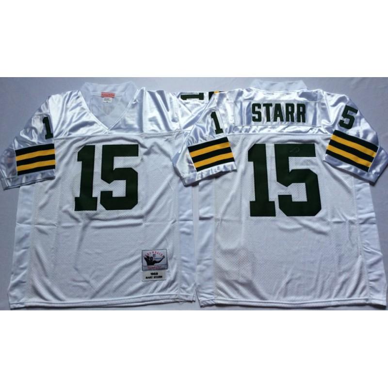 Green Bay Packers NFL Jersey Retro Hombre Mujer Algodón Ropa para Fans Deportivos Uniforme de Equipo 92 5 15 66 MN