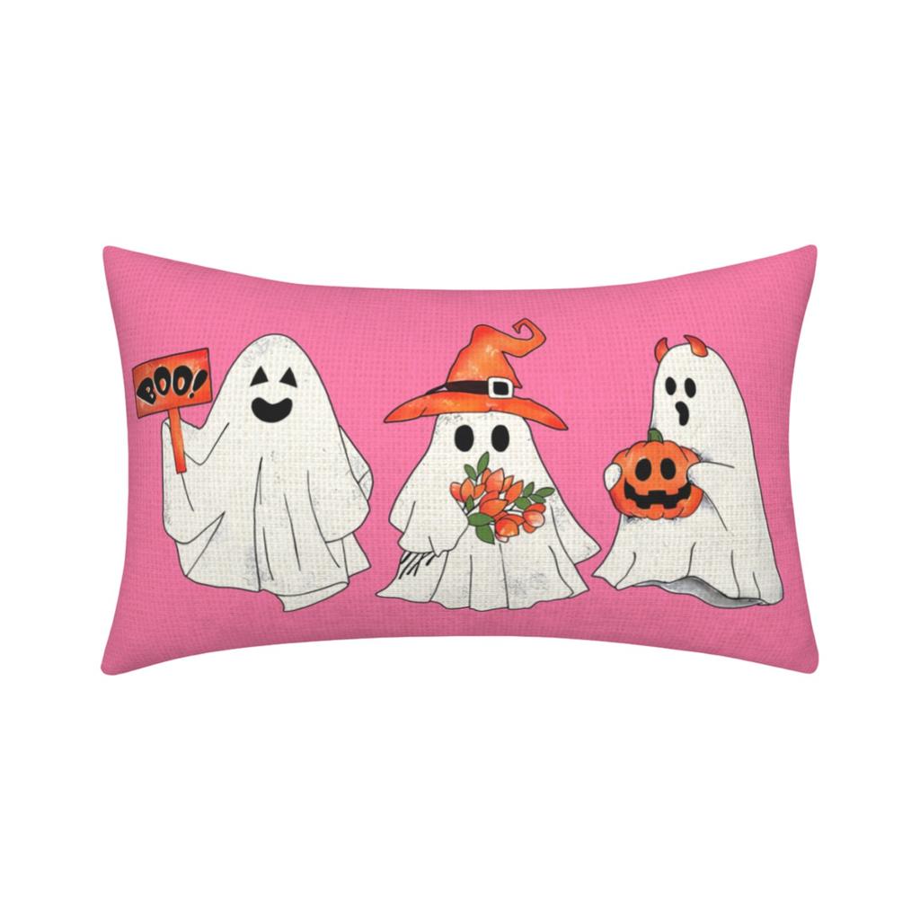 Halloween Festival Decoration Living Room Sofa Cushion Pillow Cover Offices Waist Pillow Cover (excluding Core)
