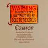 dingleiever-TIN Sign Warning Children Circus Metal Decor Art Kitchen Store Ranch Bar