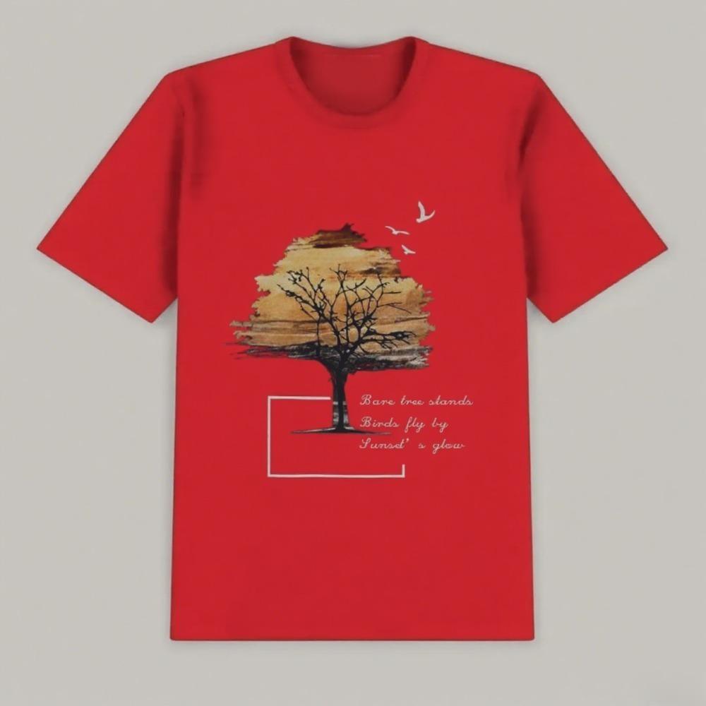 Street Daily Style High-quality Printed Cotton Short-sleeved Couples Are Fashionable Casual and High-quality Hot Trend T-shirt