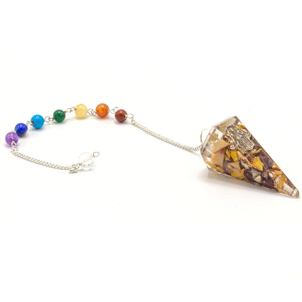 Orgonite Pendulum Chakra Hamsa