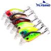 Crankbait Fishing Lure 45mm 3.8g Artificial Hard Bait Bass Wobblers Topwater Minnow Fish Lures for Freshwater Saltwater Fishing
