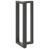 Vidaxl Bar Table Legs, 2 Pcs, Anthracite, 50X35X(100-101) Cm
