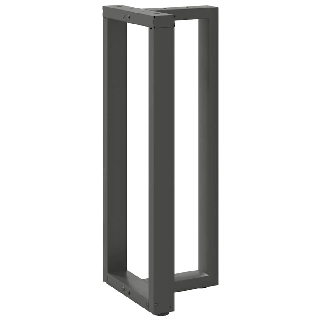 Vidaxl Bar Table Legs, 2 Pcs, Anthracite, 50X35X(100-101) Cm