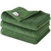 Bloom Imabari Leon Face Set of San Joaquin Cotton Towels, 3, (Moss Green)