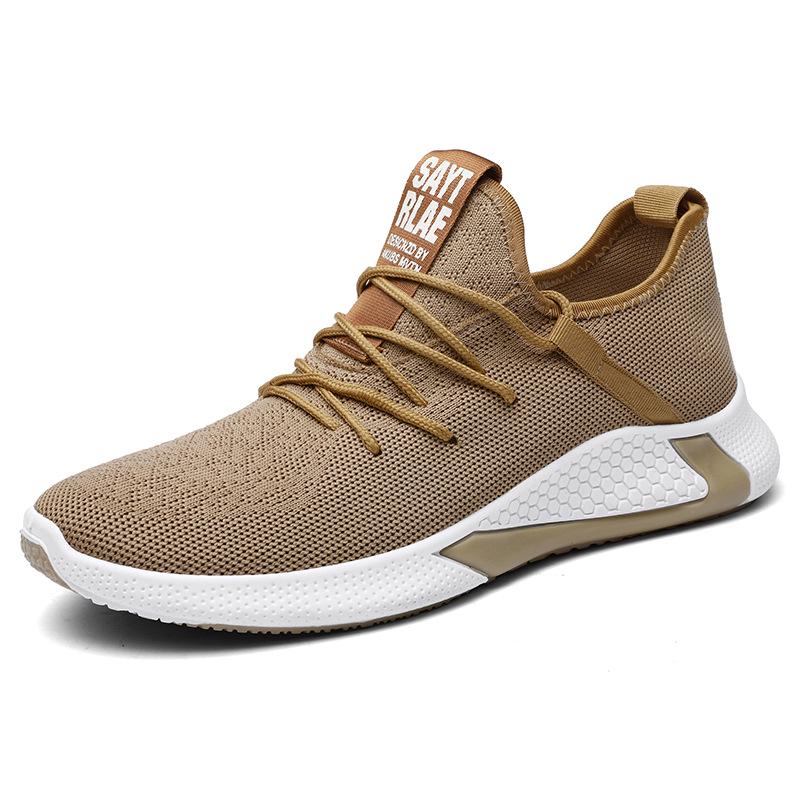 Spring and Summer Fashion Mens Casual Shoes Lace-Up Breathable Sneakers Mens Running Shoes Trainers