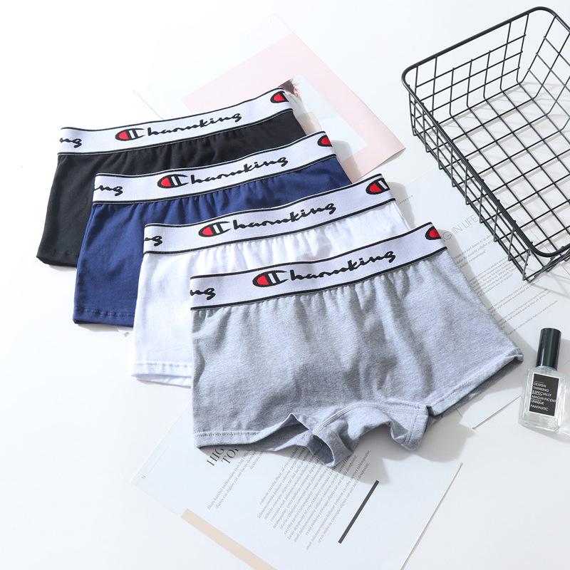 Pure Cotton Antibacterial Women's Boyshorts with Wide Waistband - Trendy Breathable Triangle Briefs