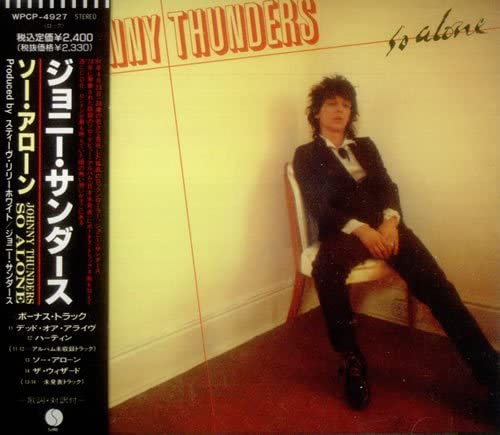 

CD JOHNNY THUNDERS - So Alone WPCP4927 Sire, Warner Br 1992 Япония ОбиРок Б/У