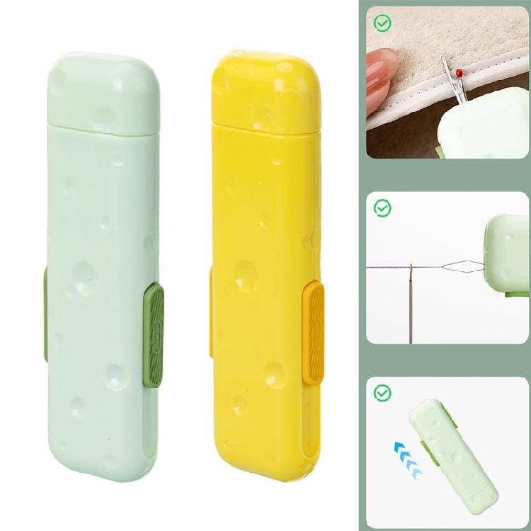 Multifunctional 3 In 1 Needle Threader Sewing Thread Remover Magnetic Pin Case Retractable Seam Unpicker and Threader