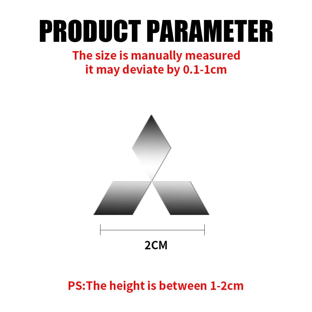 fszp1 Metal Car Mini Emblem Sticker Decoration Car Accessories for Mitsubishi L200 Mirage Galant Ralliart Outlander Sport