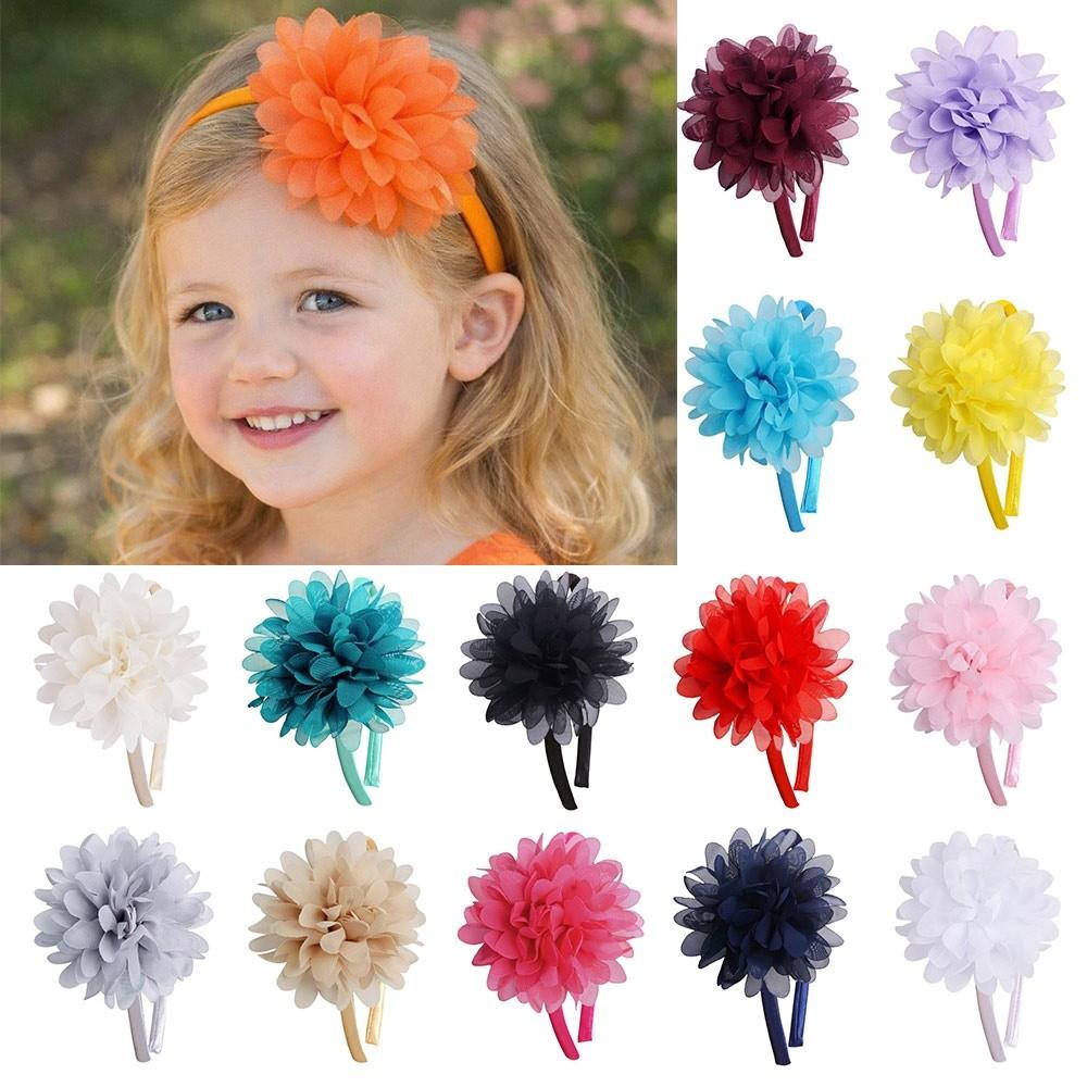 Großes Blumen Haarband Prinzessinnen Haarband Mode Accessoire Kopfbedeckung Haarschmuck