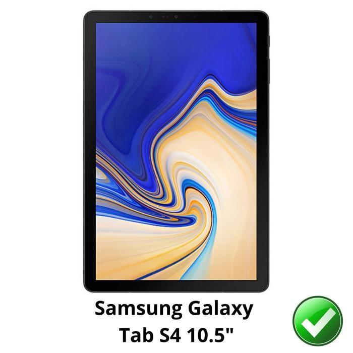 Displayschutzfolie für Samsung Galaxy Tab S4 10.5" [2er-Pack] Schutzfolie aus Kunststoff, widerstandsfähig, ultradünn, Phonillico