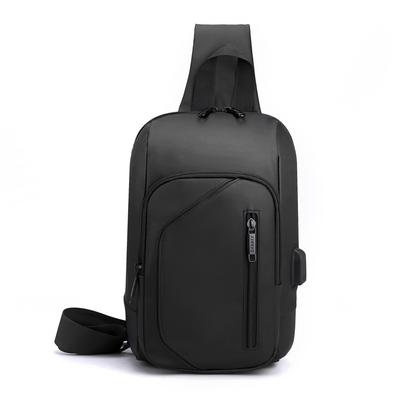 Unisex Chest Bag Simple Storage Bag Lightweight Travel Small Backpack Crossbody Bag Fashion Casual Single Should Bags