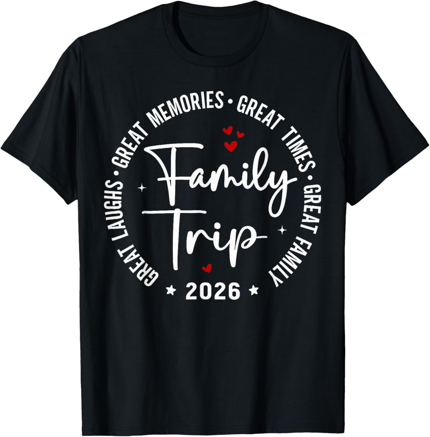 Family Trip Vacation 2026 Matching Summer Group T-Shirt S разноцветный