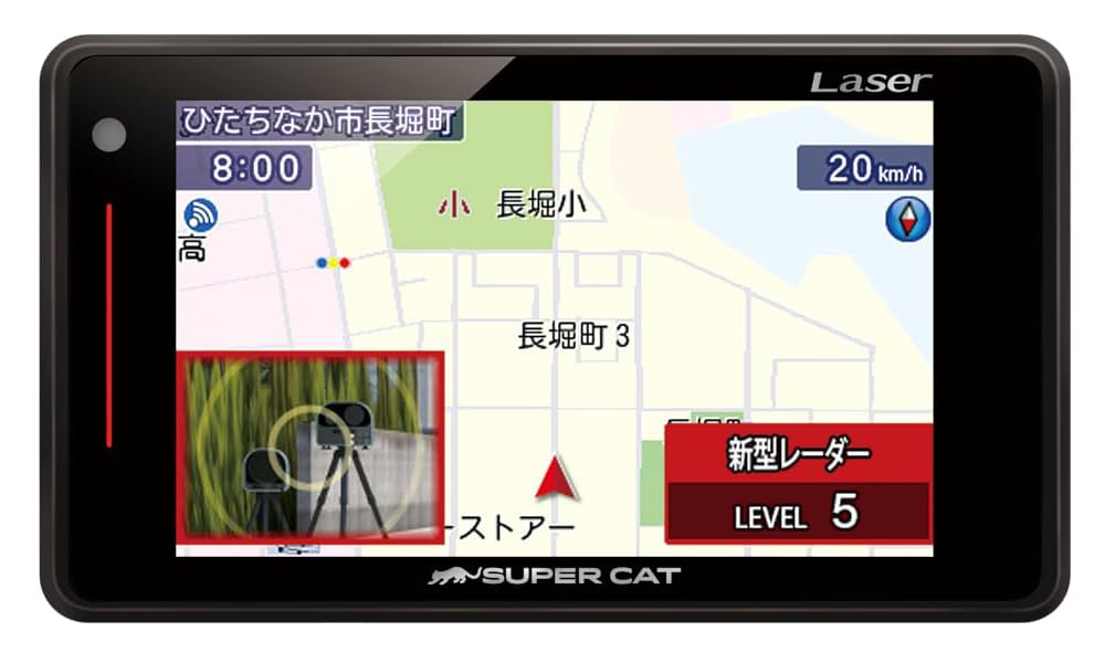 

Yupiteru GS303L Новый Радар Мобильный Orbis 3,6-дюймовый ЖК-дисплей GPS Встроенный Лазерный и Радар-детектор