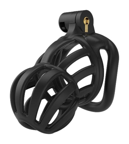 Cage de chasteté Narra 8 x 3.6cm Noir - CockLock - Cages de Chasteté