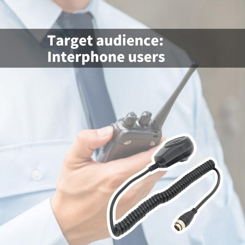 Handheld Mic HM-180 8pin Microphones Plastic Microphones Outdoor Communication Mic Easy To Carry for IC-M700 IC-M710