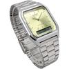 Casio CASIO ANADIGI ANA-DIGI QUARTZ WATCH VINTAGE SERIES AQ-230A-9AMQY Unisex Dual Time Lime Ye...