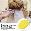 Hair Dye Kit Ergonomic Wide Tooth Washable Silicone Hair Coloring Comb Ear Cover for Beauty Salon