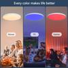 MARPOU RGB Smart Ceiling Light With App Voice Control Alexa/Google Remote Control 220V 30W 48W Smart Lamp Led Lights for Room