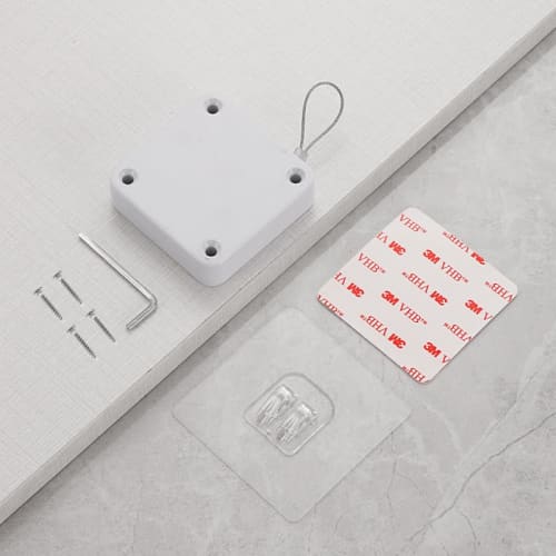 HOOWDAMY Automatic Door Closer, 800g Pull Force, Selectable Pull Force, for Automatic Doors, Sliding Doors, Entrances, and Indoor Use, Includes Double