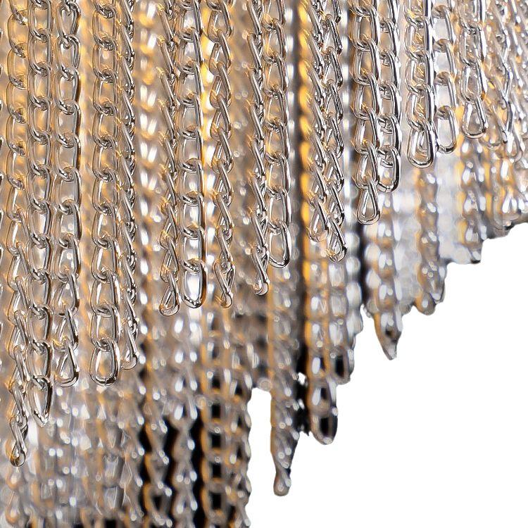Aluminum Chain Ceiling Chandelier Living Room High Quality Home Decor Bedroom Light Fixture Study Indoor Lighting