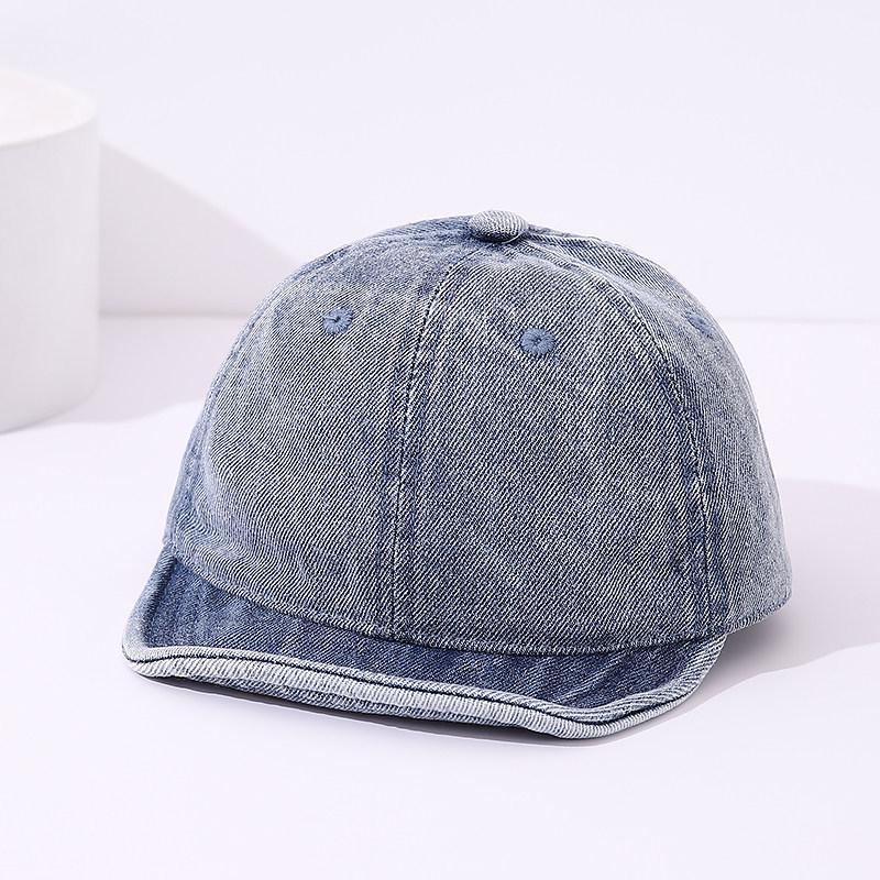 Casquette de Baseball en Jean Style Coréen INS pour Bébé - Chapeau à Visière Souple pour Garçons et Filles, Printemps/Automne