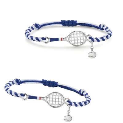 Modisches Blaues Verstellbares Tennis-Handgelenkband Armband Trainings-Handgelenk-Armreif Für Sportler Und Unisex-Personen