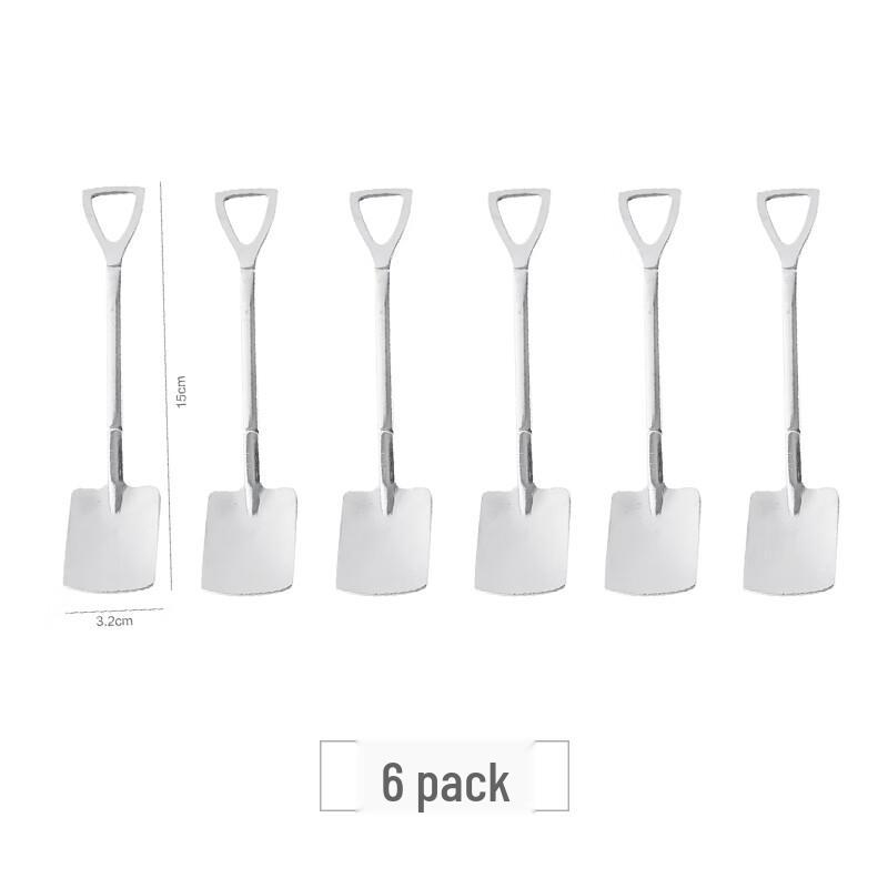 

Stainless Steel Dessert Shovel Spoons (6-pack)