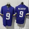 Minnesota Vikings NFL Team Jersey Mens Short Sleeve Football Shirt Embroidered Number 18 Fan Apparel