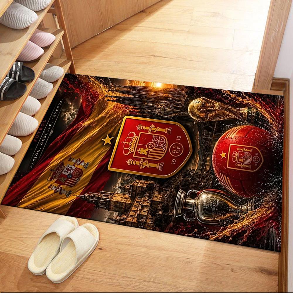 Atletico Madrid Area Rug Perfect For Hallway Balcony Study Room Living Rooms Antislip Rug Anime Office Decor Spiritual Gift