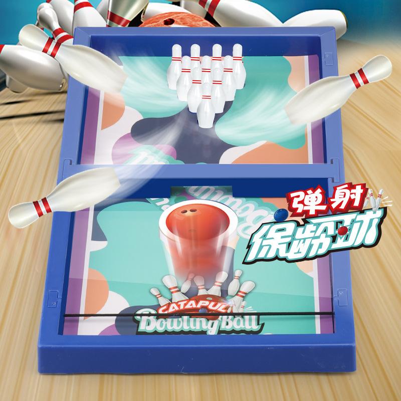 Baby Puzzle Bowling Toy Parent-Child Interactive Desktop Ejection Game Gift Creative And Practical