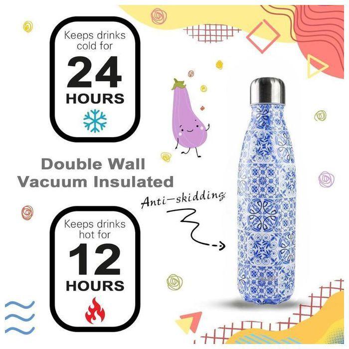 Bouteille Isotherme - IBILI - Aveiro - 350 ML - Acier Inoxydable - Double Paroi