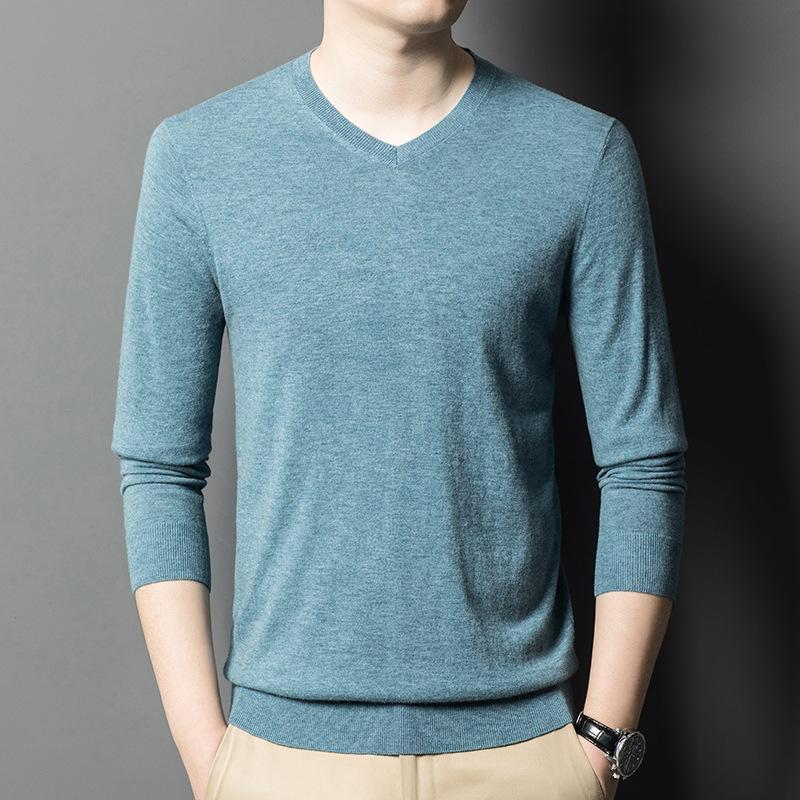 Men's Sweater Boys' High-end Boutique Men's Clothing Autumn Thread Clothes Men's Knitted Sweater