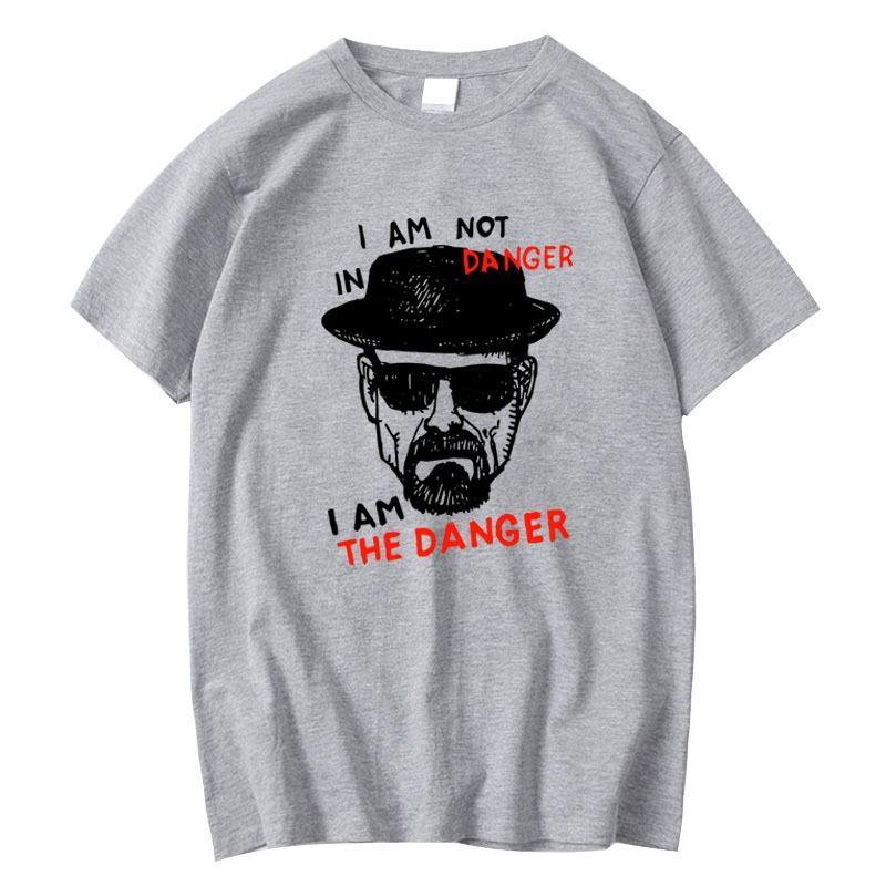 Men's T-shirt Short Sleeve Breaking Bad Men T-shirt Casual Heisenberg Print Summer Tshirt Cool T-shirt Male Men Tops