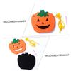 1PC  Felt Halloween Pumpkin Flag Non-woven Fabric Party Decoration Felt Flag,Suitable for Indoor and Outdoor Atmosphere Decorati