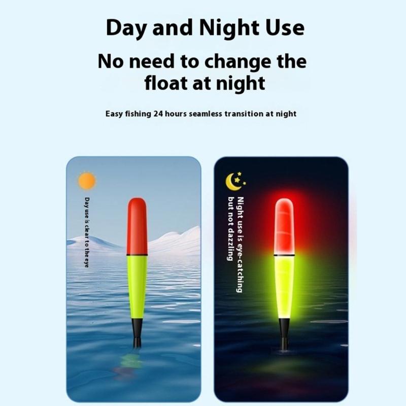 High Sensitive Top Mount Float Color Changing Electronic Float Fishing Equipmen LED Glow Float Floating Bobber