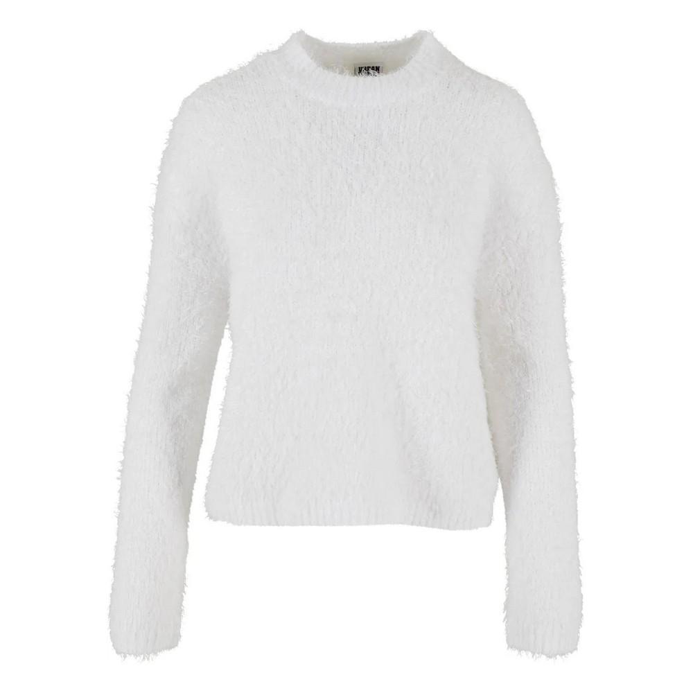 Urban Classics Womens/Ladies Faux Feather Sweater Top