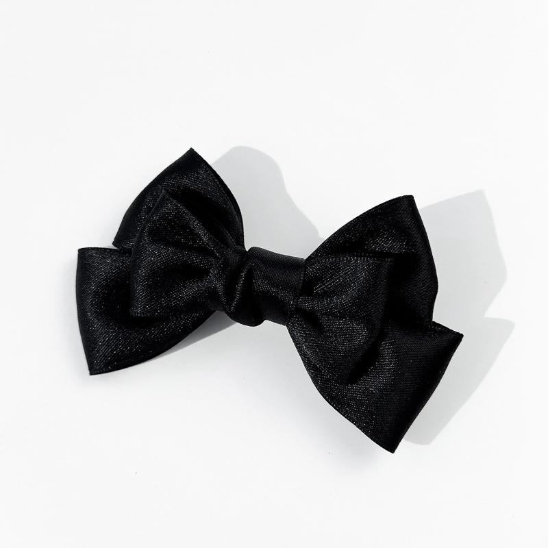 Broșă Perlă cu Fundă Neagră pentru Femei, Ace Versatile pentru Guler de Cămașă, Decorațiune Vestimentară, Cravată Panglică, Accesorii Bijuterii, Cadouri