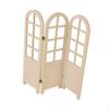 1:6 Dollhouse Wooden Screen Doll House Decoration DIY Accessories Retro Realistic Miniature