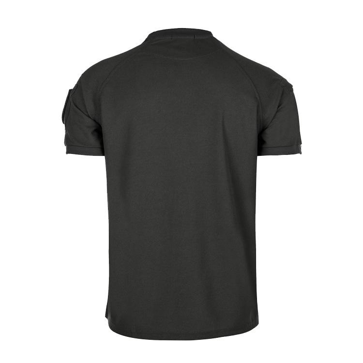 Men's Quick-Drying Tactical T-Shirt: Round Neck, Short Sleeve, Plus Size, Perfect for Military Fans, Outdoor Activities & Security Training.