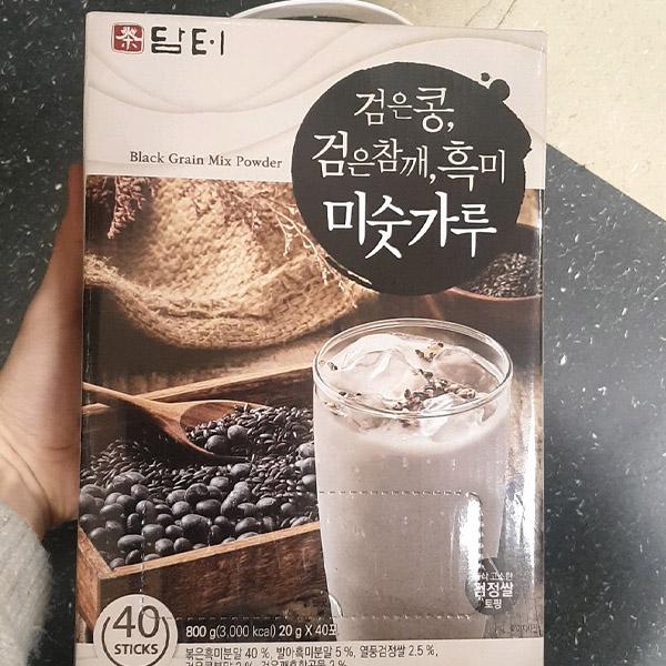 Damtuh Roasted Black Bean & Black Sesame Grain Powder 20g x 40 Packs