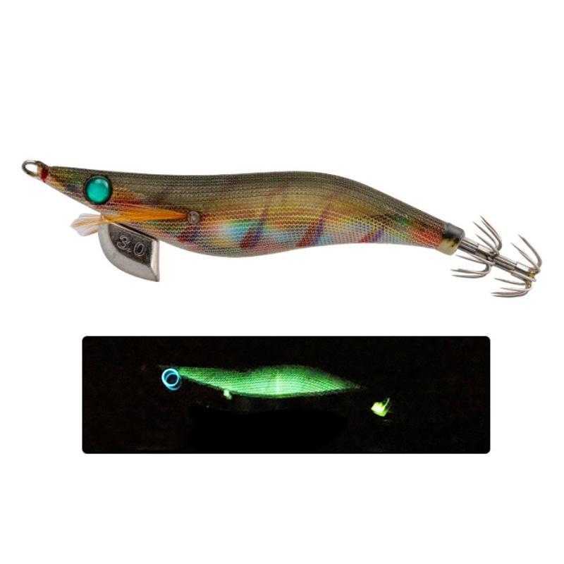 

Simulation Fishing Yamashita Lure False Bait Lead Head Hooks Fishing Luminous коричневый