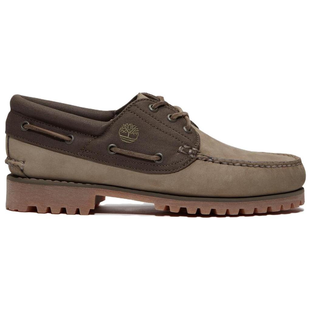 Timberland Chaussures de Bateau de Sport Tendance Série Authentics Chaussures Homme Vert A6DXWEO8