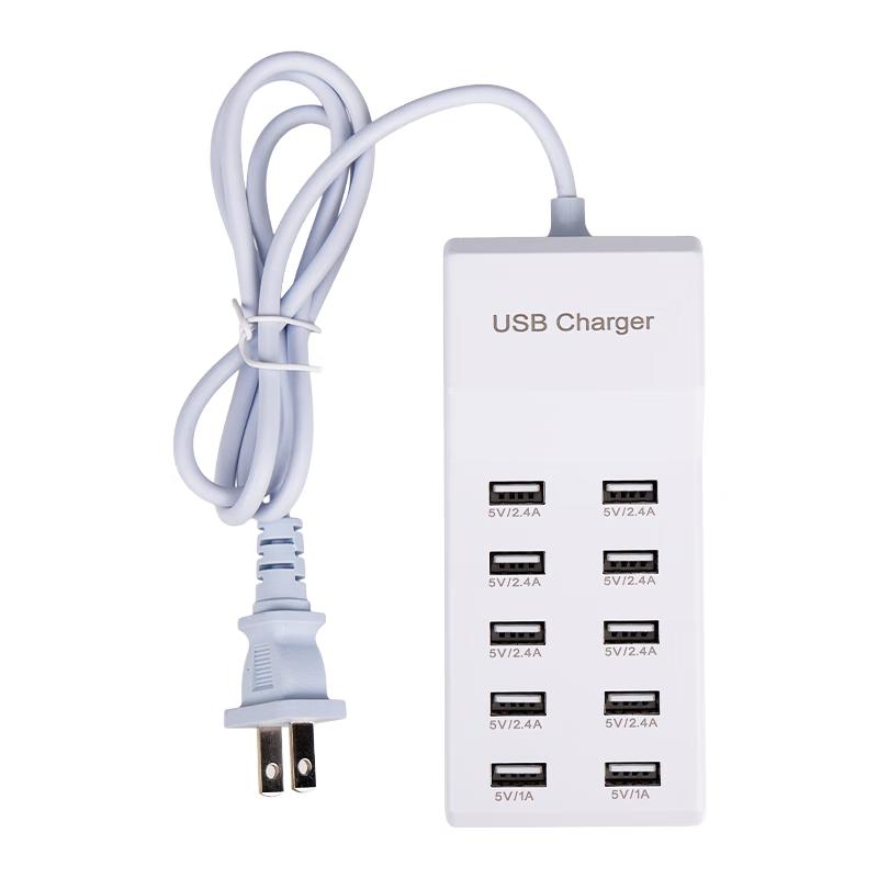 50W Multi-Port USB Fast Charging Power Strip