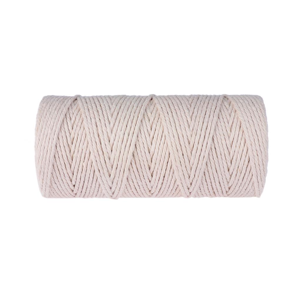 Twisted Home Decor Christmas 100% Natural Beige Cotton DIY Rope Twine String Sewing Cords
