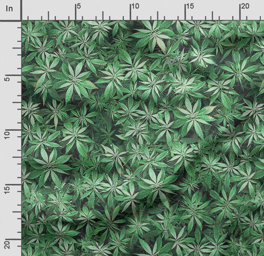 Soimoi Imprimare cu frunze, bumbac Cambric, țesătură de matlasare vândută pe oarde 42 inch lățime, țesătură de bumbac de greutate medie,