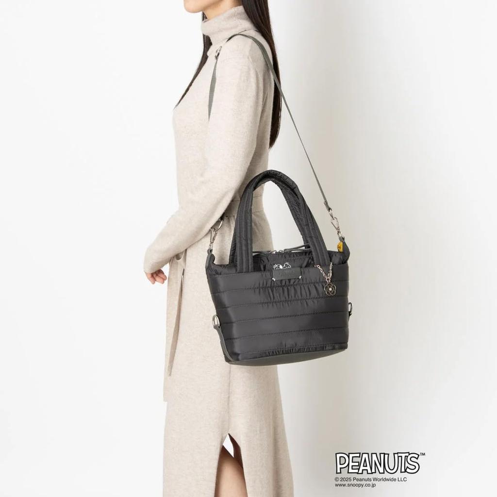 CLATHAS x PEANUTS Boston Black Women's Bag,