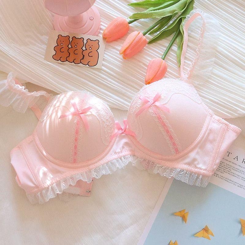 Girls Cute Push Up Bras Padded Underwear Women Sexy Bras Female Lingerie
