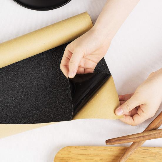 Grip Tape Selbstklebend Erhöhte Reibung Wasserdicht Blasenfrei Schleifpapier für Skateboard